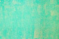 Aquamarine wall painted with textured paint roller Royalty Free Stock Photo