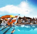 Aquapark Royalty Free Stock Photo