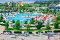 Aquapark in Berdyansk city, Ukraine
