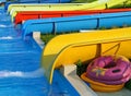 Aquapark slides Royalty Free Stock Photo