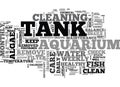 Aquarium Care Guide Word Cloud