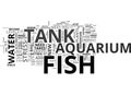 Aquarium Care Word Cloud