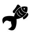 Aquarium fish Isolated Vector icon which can easily modify or edit Royalty Free Stock Photo