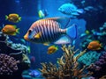 Aquarium fish  Made With Generative AI illustration Royalty Free Stock Photo