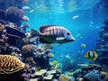 Aquarium fish  Made With Generative AI illustration Royalty Free Stock Photo