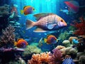 Aquarium fish  Made With Generative AI illustration Royalty Free Stock Photo