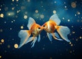 Aquarium goldfish water underwater fish animal