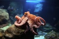 Aquarium octopus. Generate Ai