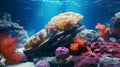 Captivating Aquarium: Photorealistic Coral And Kelp In Hyperrealistic Marine Life