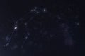 Aquarius Constellation in outer space