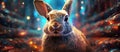 Aquarius the Rabbit Zodiac Sign Generative AI Royalty Free Stock Photo