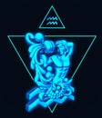Aquarius zodiac  Sign Royalty Free Stock Photo
