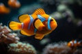 Aquatic harmony Vibrant fish, underwater world, peaceful marine life Royalty Free Stock Photo