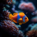 Aquatic harmony Vibrant fish, underwater world, peaceful marine life Royalty Free Stock Photo