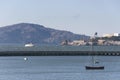 Aquatic park cove and Alcatraz san francisco california
