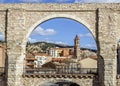 The Aqueduct Arches, Teruel Spain Royalty Free Stock Photo