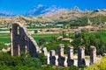 Aqueduct at Aspendos in Antalya, Turkey Royalty Free Stock Photo