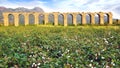 Aqueduct at Aspendos in Antalya, Turkey Royalty Free Stock Photo
