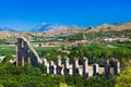 Aqueduct at Aspendos in Antalya Turkey Royalty Free Stock Photo