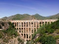 Aqueduct on Costa del Sol. Spain Royalty Free Stock Photo