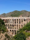 Aqueduct on Costa del Sol. Spain Royalty Free Stock Photo