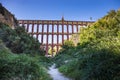 Aqueduct Eagle in Nerja Royalty Free Stock Photo