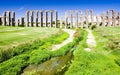 Aqueduct in Merida Royalty Free Stock Photo