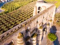 Aqueduct in old city of Elvas. Portugal Royalty Free Stock Photo