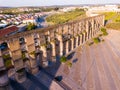 Aqueduct in old city of Elvas. Portugal Royalty Free Stock Photo