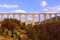 Aqueduct of Padre Tembleque near teotihuacan, mexico VI Royalty Free Stock Photo