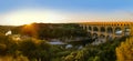 Aqueduct Pont du Gard - Provence France Royalty Free Stock Photo