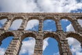 Aqueduct of Segovia Arches - Segovia, Spain Royalty Free Stock Photo