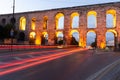 Aqueduct of Valens in Istanbul, Turkey Royalty Free Stock Photo