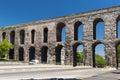 Aqueduct of Valens in Istanbul, Turkey Royalty Free Stock Photo