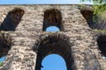 Aqueduct of Valens in Istanbul, Turkey Royalty Free Stock Photo
