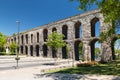 Aqueduct of Valens in Istanbul, Turkey Royalty Free Stock Photo