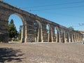 Aqueduto de Sao Sebastiao aqueduct in Coimbra. Royalty Free Stock Photo