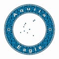 Aquila Star Constellation, Eagle Constellation Royalty Free Stock Photo