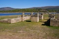 Aquis Querquennis Ruins in Ourense, Spain Royalty Free Stock Photo
