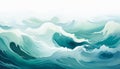 AquSymphony Wave Wallpaper Background and Oceanic Bliss