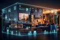 AR powered smart home interface blends IoT objects into stunning interior