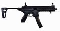 AR Style 9mm SBR extended stock Royalty Free Stock Photo