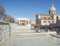 Ara pacis museum and church st. rocco rome italy europe