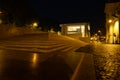 Ara Pacis museum in Rome, night view