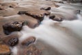 Ara River in the Pyrenees of Huesca. Royalty Free Stock Photo