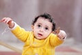 Arab african baby girl Royalty Free Stock Photo