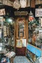 Arab Antiques Vintage items sold at one of the markets in Amman Downtown, Jordan.