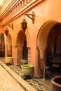 Arab architecture (Morocco) Royalty Free Stock Photo