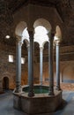 Arab Baths pool in Girona, Catalonia, Spain Royalty Free Stock Photo