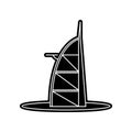 Arab building icon. Element of Arabian for mobile concept and web apps icon. Glyph, flat icon for website design and development,
